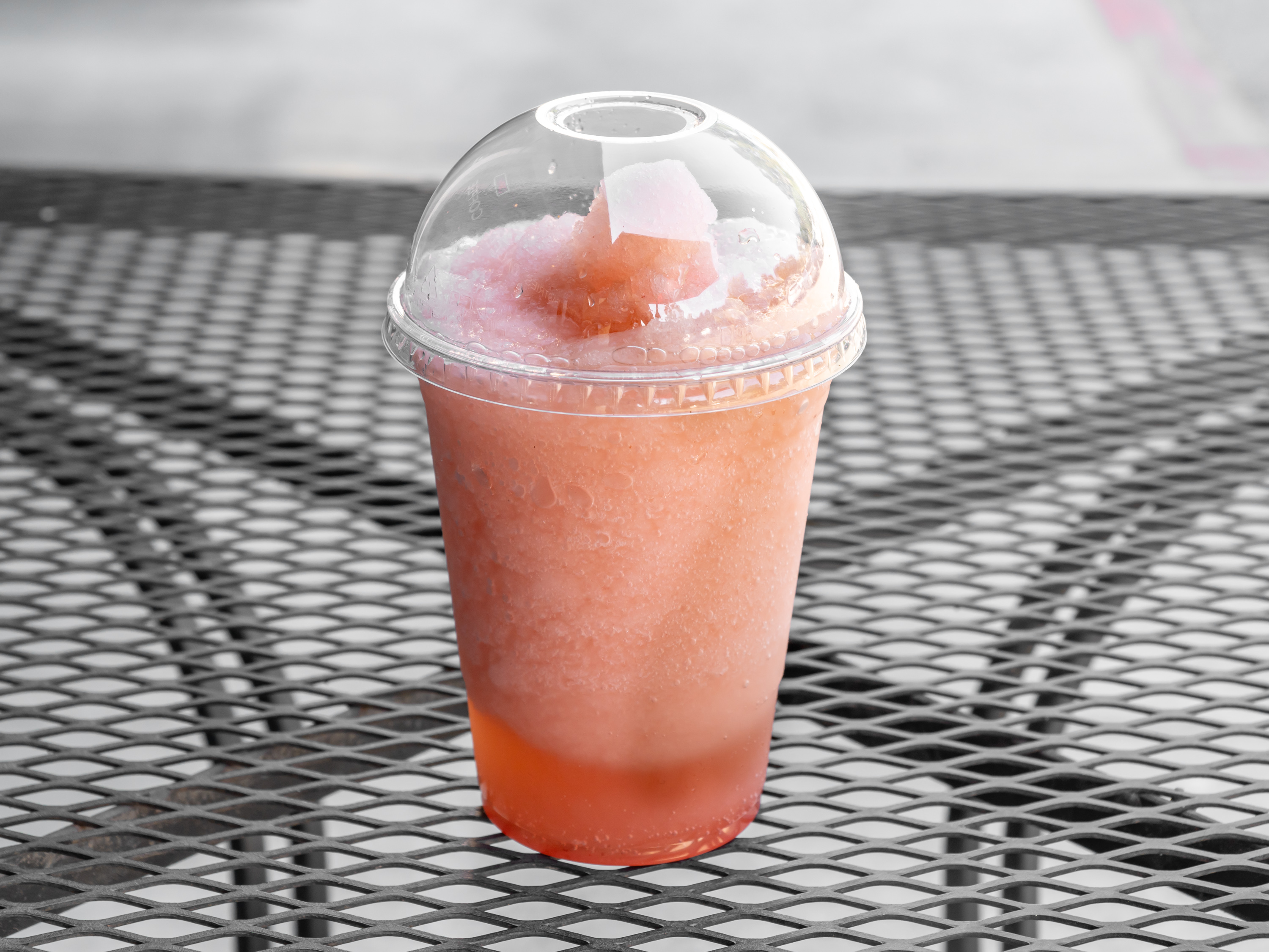 Order Strawberry Smoothie 16 oz. food online from Bageloo store, Diamond Bar on bringmethat.com
