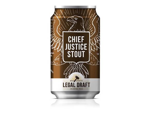 Order Legal Draft Chief Justice Stout - 6x 12oz Cans food online from Goody Goody Liquor store, Dallas on bringmethat.com