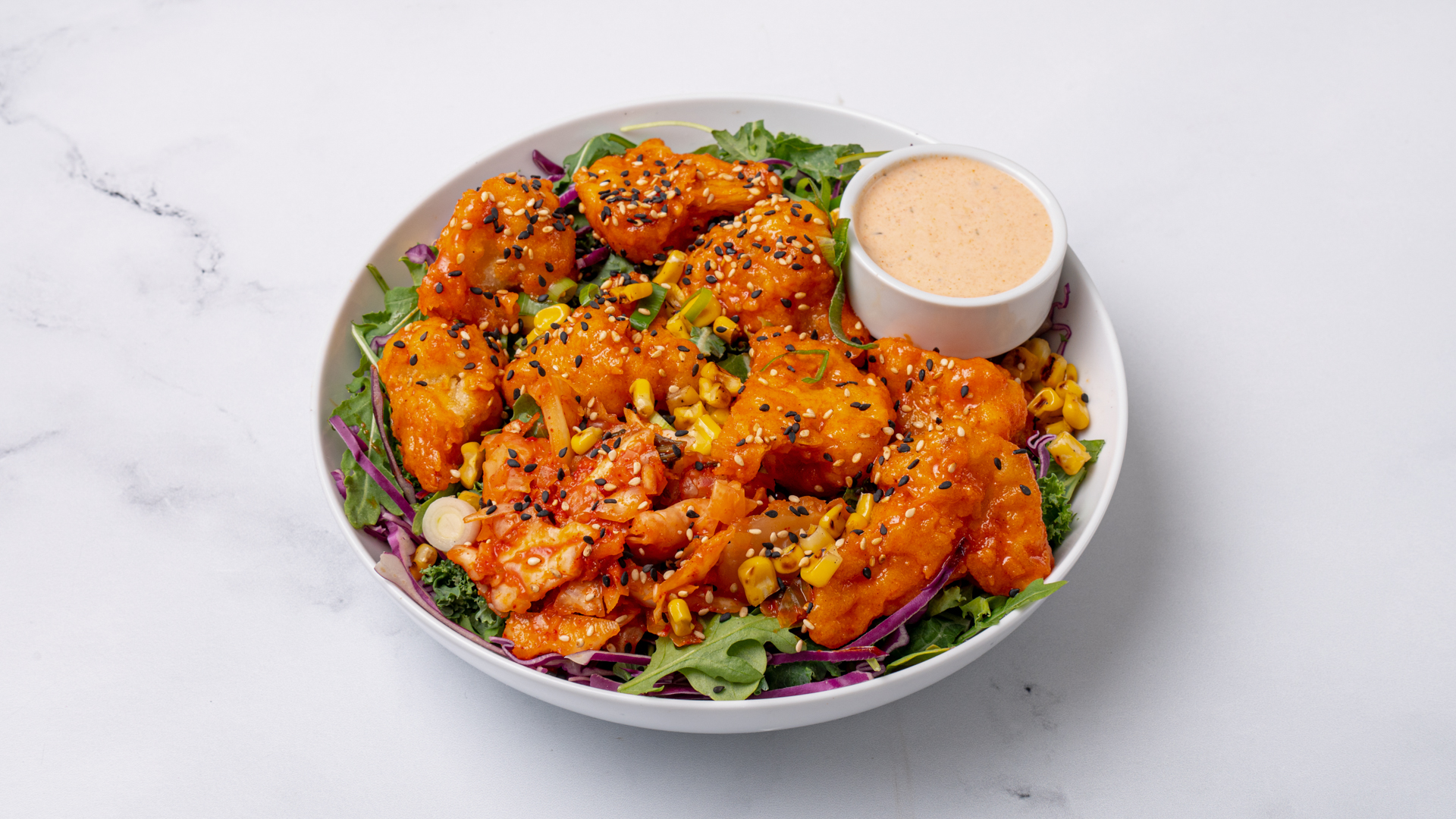 Order Hot Caesar Salad  food online from F#Ck Gluten store, Houston on bringmethat.com