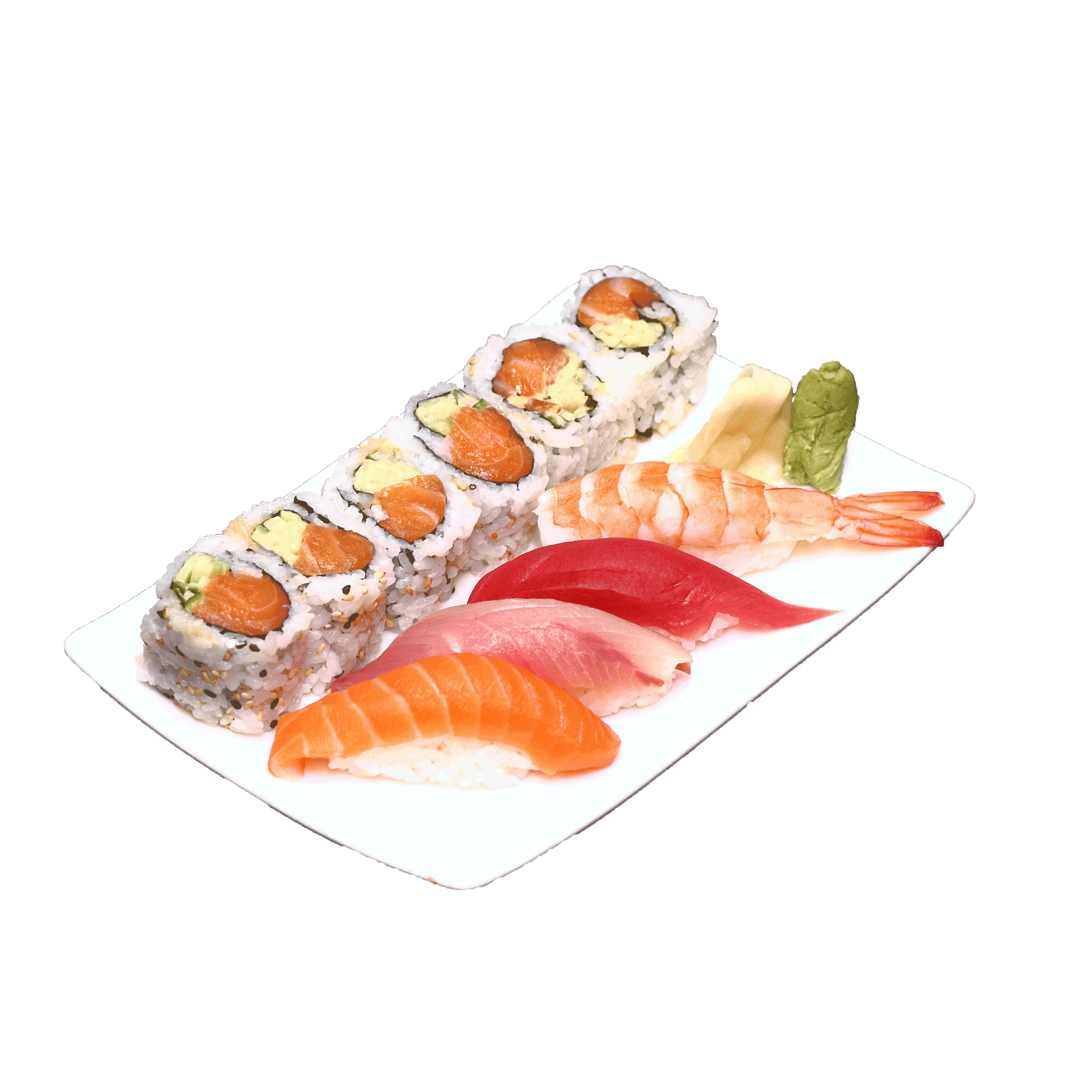 Order Spicy Salmon Combo food online from Ginger Exchange store, Watertown on bringmethat.com