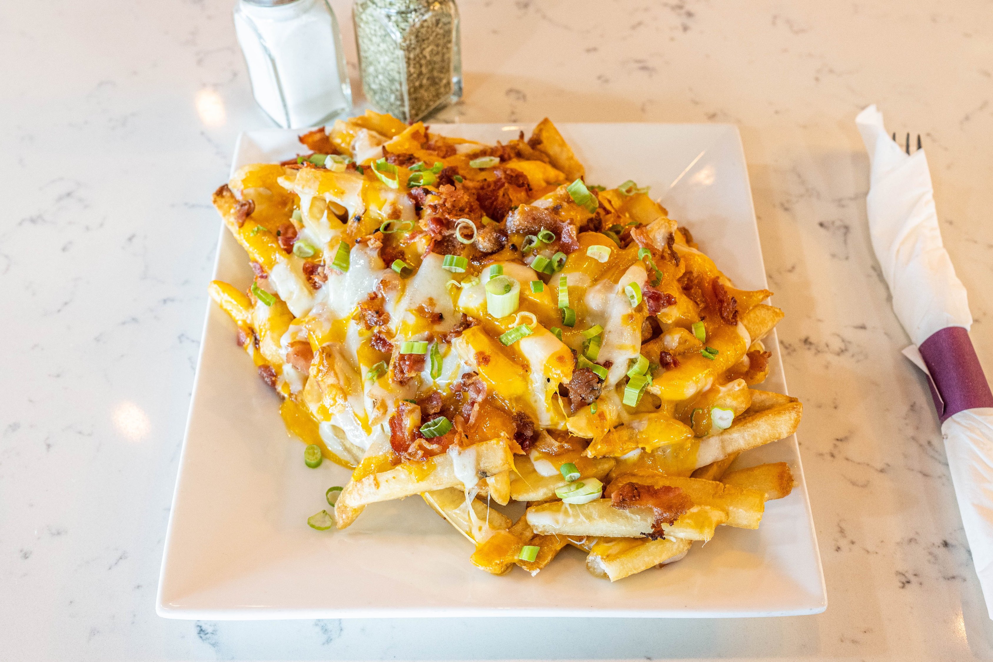 Order Loaded Fries food online from Romans Pizza House store, Absecon on bringmethat.com