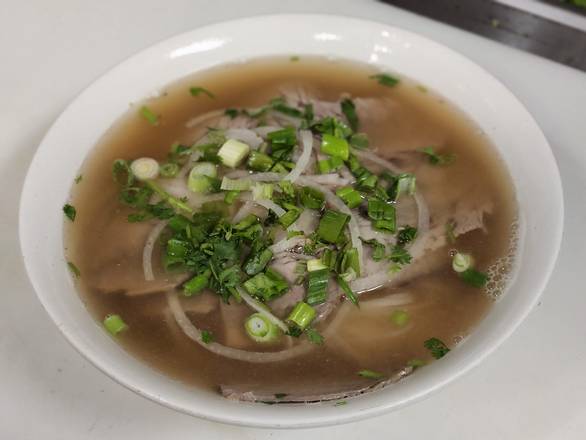 Order P1 Steak Pho (Raw Beef) food online from Happy Pho Time store, Bonney Lake on bringmethat.com
