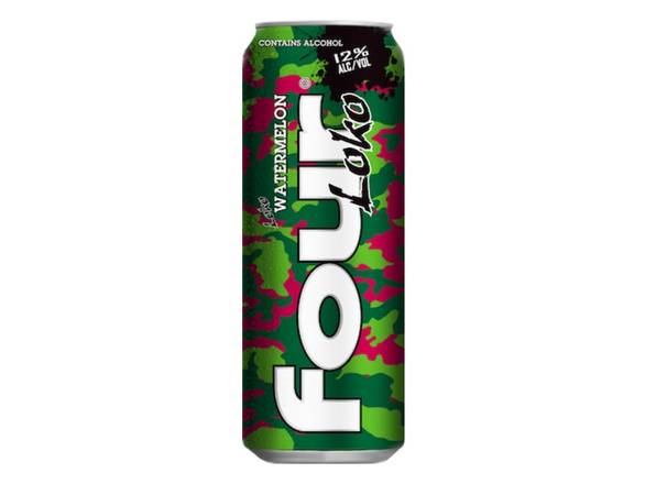 Order Four Loko Watermelon - 24oz Can food online from Sky Liquors store, Chicago on bringmethat.com