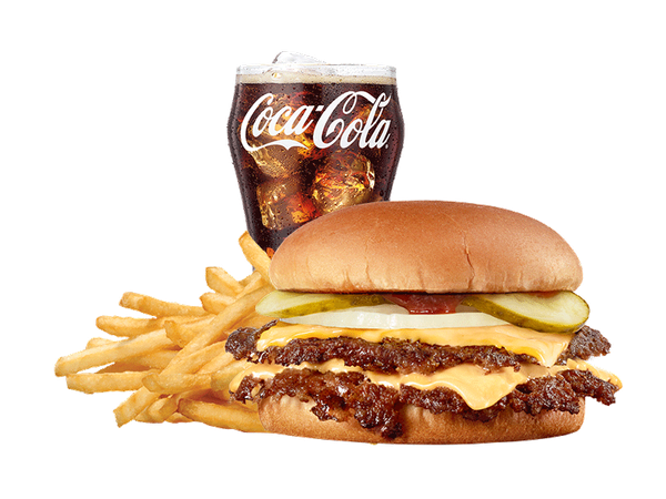 Order Double Steakburger Double Cheese Combo food online from Steak n Shake store, Columbus on bringmethat.com
