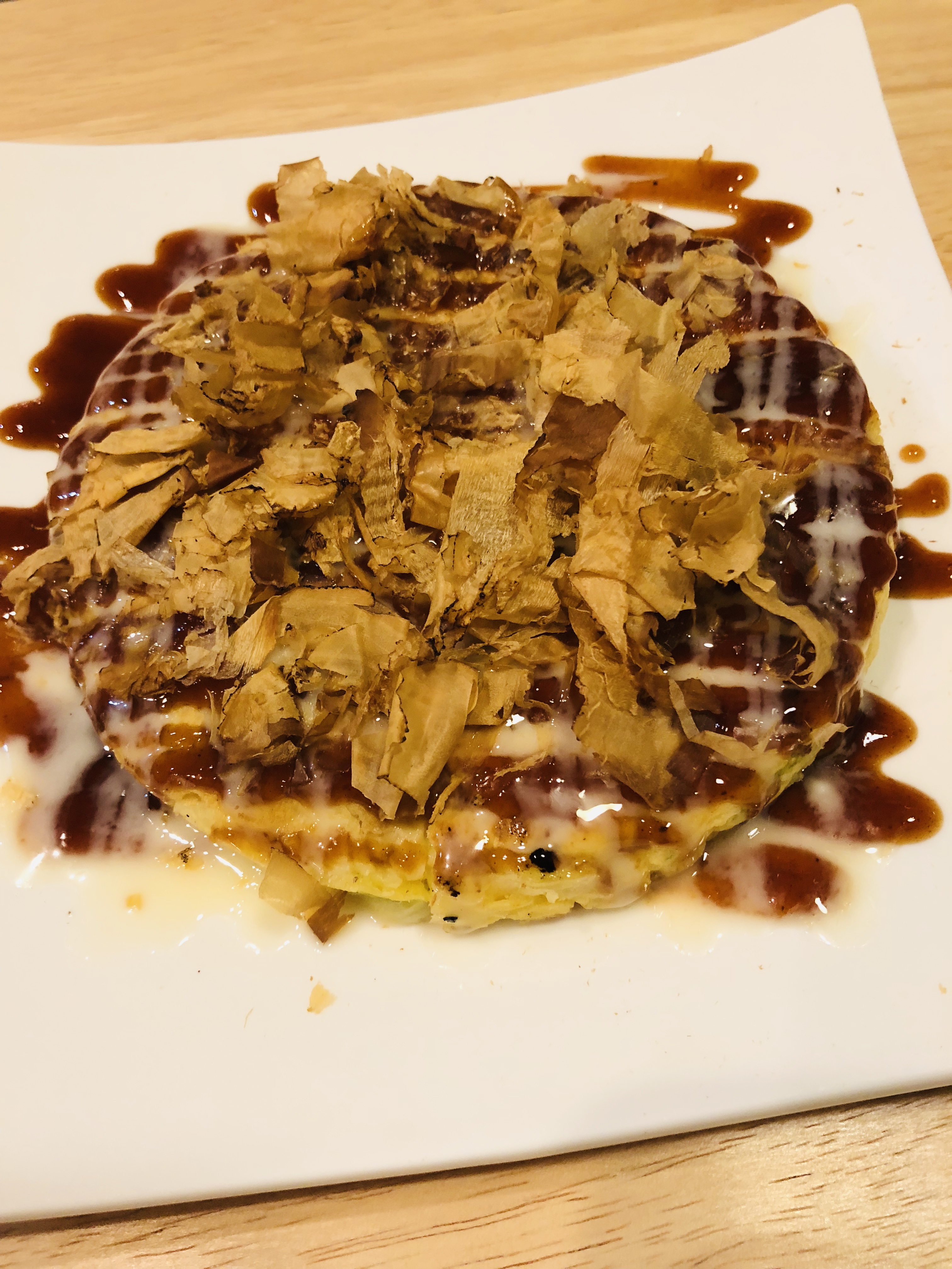 Order Japanese Pancake (Okonomiyaki) food online from Sumo Japanese Restaurant store, Brooklyn on bringmethat.com