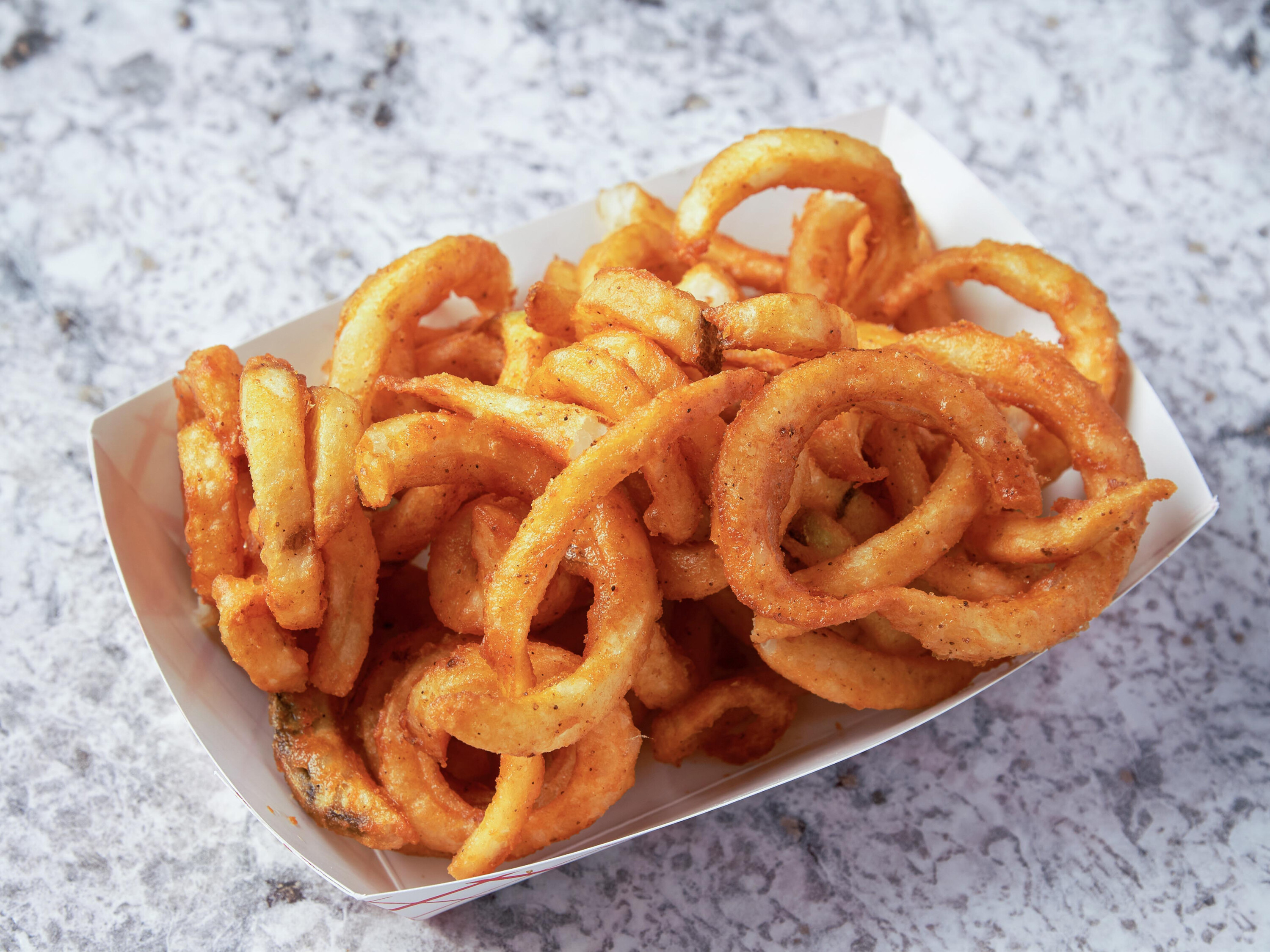 Order Curly Fries food online from Shake Shoppe store, Ironton on bringmethat.com