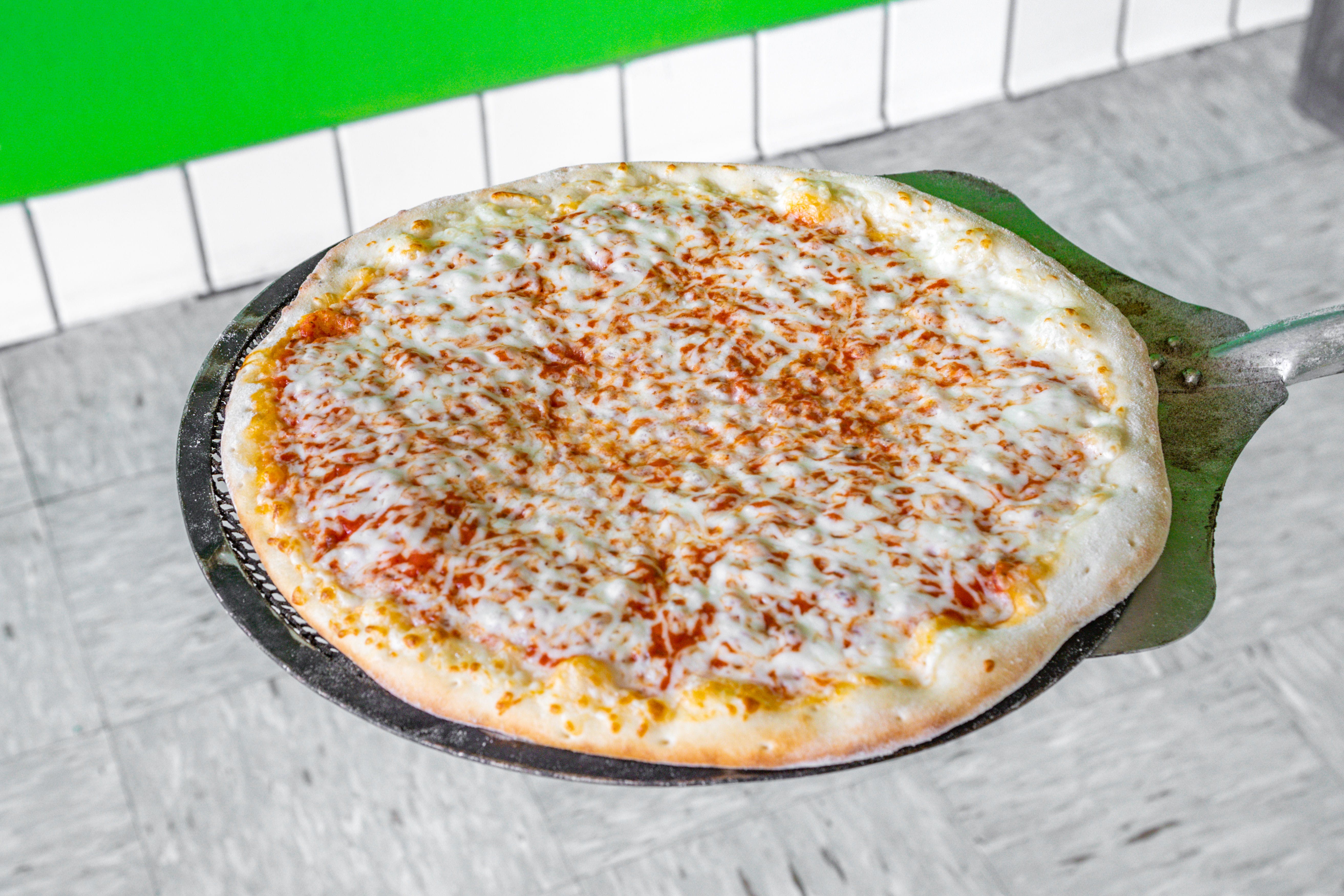 Order 3 Cheese Pizza - Large 14'' food online from Venice Pizzeria store, Santa Clarita on bringmethat.com