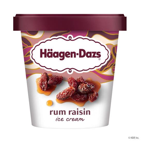 Order Haagen-Dazs Rum Raisin Ice Cream, 14oz food online from CVS store, SAN ANTONIO on bringmethat.com