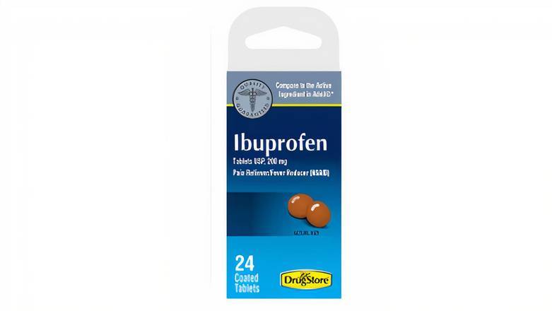 Order Ibuprofen 24 Coated Tablets-Pain Reliever, Fever Reducer 200mg each food online from Mac On 4th store, Alton on bringmethat.com