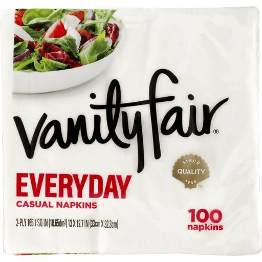 Order Vanity Fair All Occasion Napkins (100 PACK) 108073 food online from BevMo! store, Milpitas on bringmethat.com