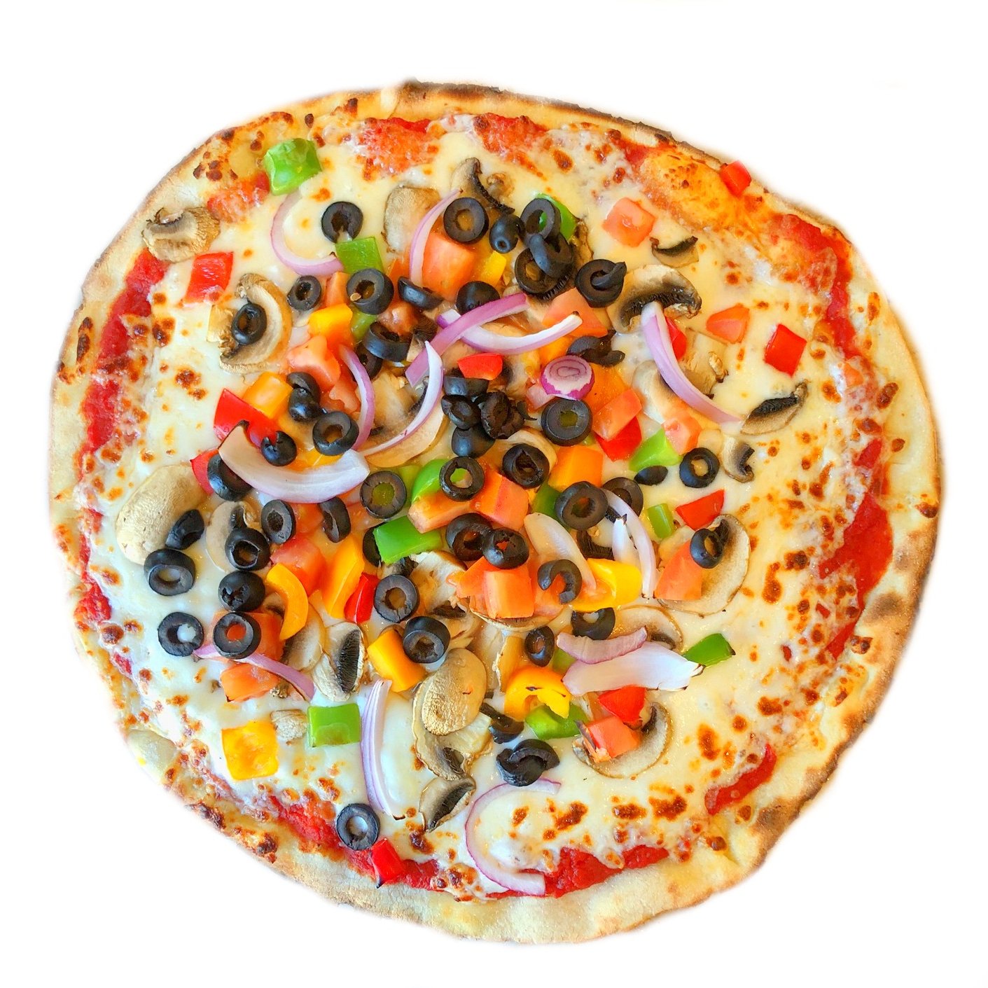 Order Veggie Pizza food online from The Spot Cafe store, Claremont on bringmethat.com
