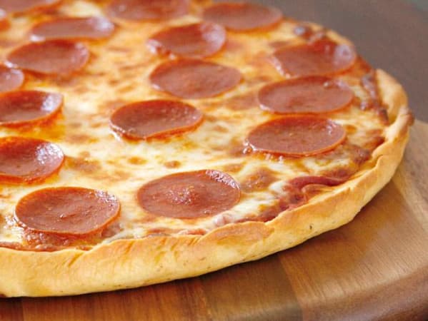 Order Double Pepperoni Pizza food online from Home Run Inn Pizza store, Chicago on bringmethat.com