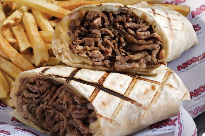 Order Philly Cheesesteak Wrap food online from Arooga Rt. 9 store, Howell on bringmethat.com