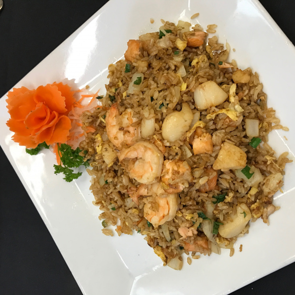 Order 5. Seafood Fried Rice food online from Sakura Asian Fusion store, Kissimmee on bringmethat.com