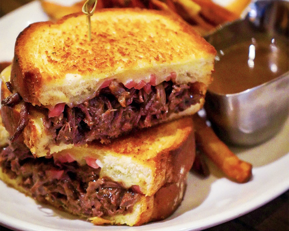 Order Short Rib Grilled Cheese food online from Burtons Grill store, South Windsor on bringmethat.com