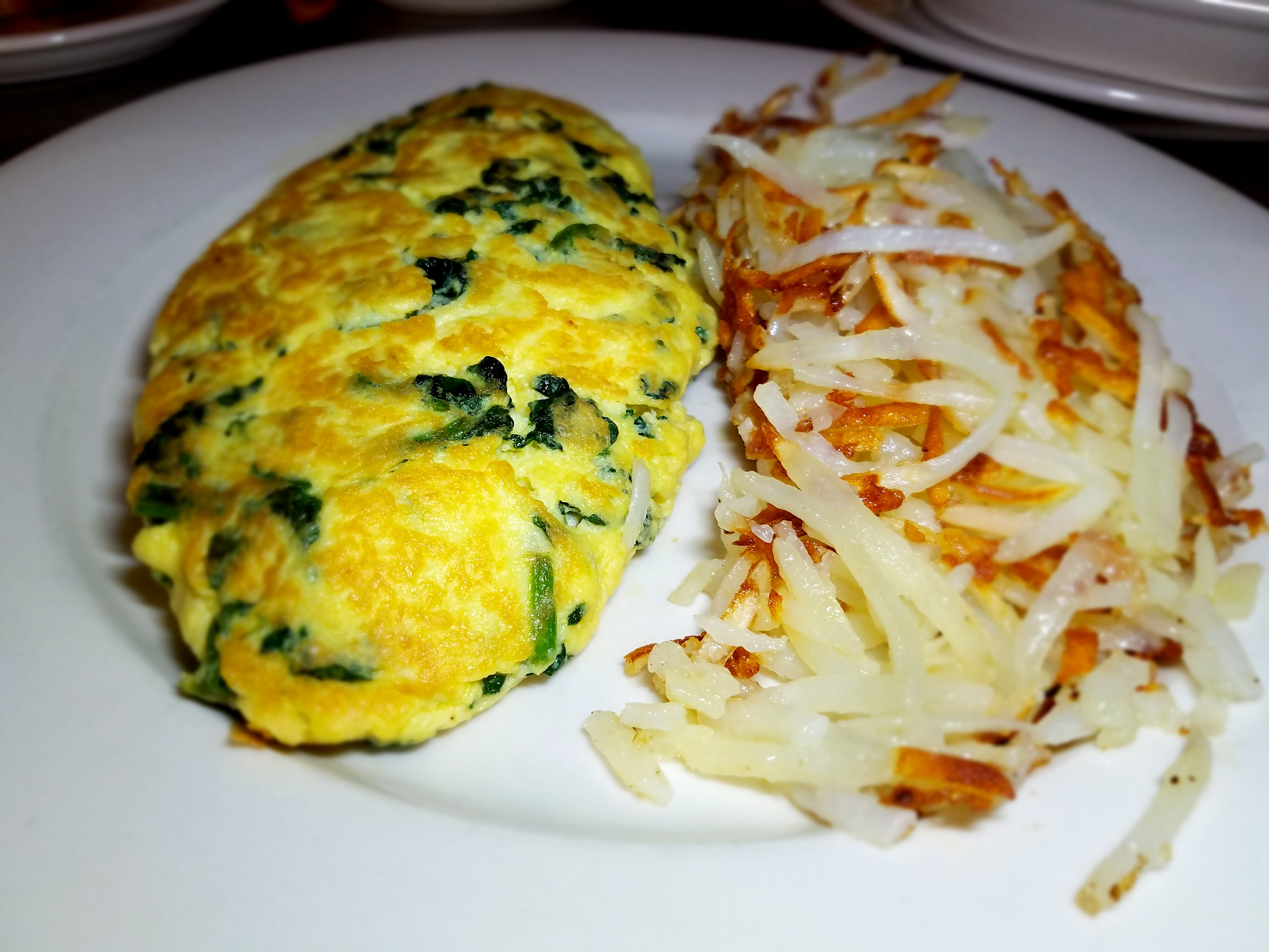 Order Spinach & Feta Cheese Omelette food online from Diamonds Family Restaurant store, Decatur on bringmethat.com