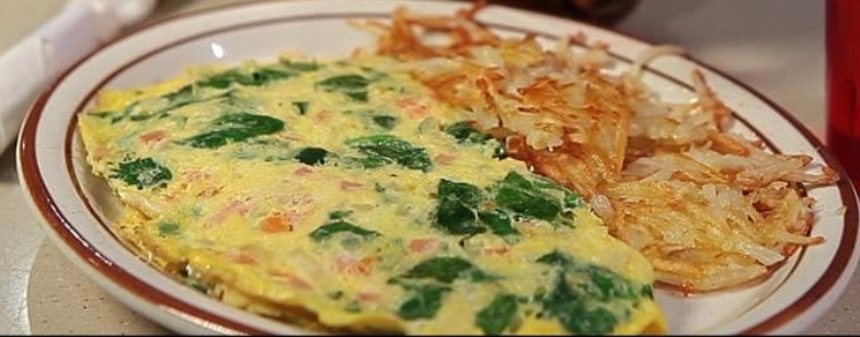 Order SPINACH OMELETTE food online from Leo Coney Island store, Detroit on bringmethat.com