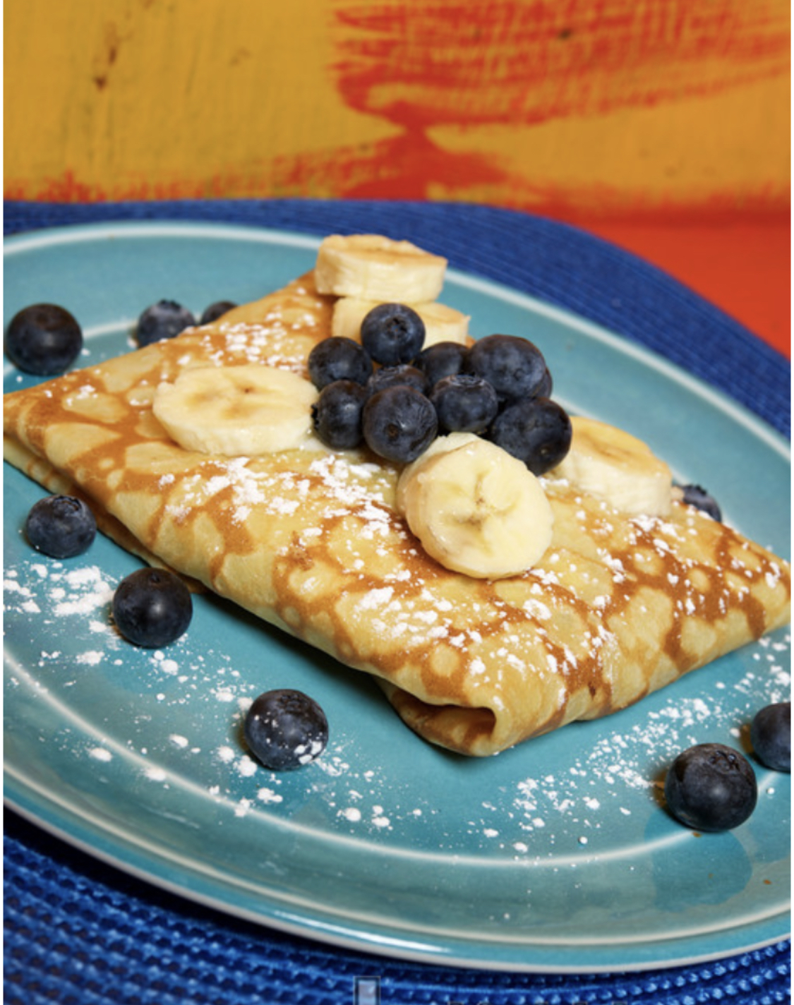 Order Blueberry and Banana Crepe food online from Creperie store, New York on bringmethat.com
