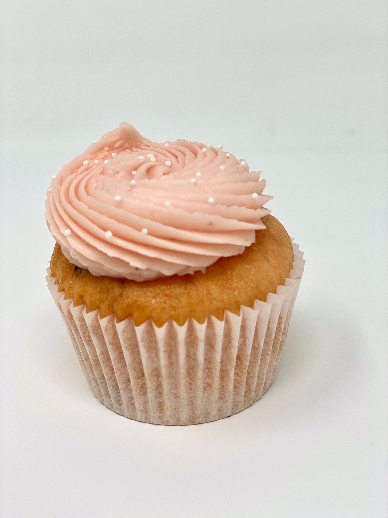Order Strawberry Cupcake food online from Joy And Sweets store, Culver City on bringmethat.com