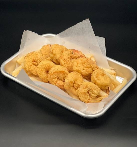 Order Fried Shrimp Basket  (10) food online from Carolina Crabhouse store, North Charleston on bringmethat.com