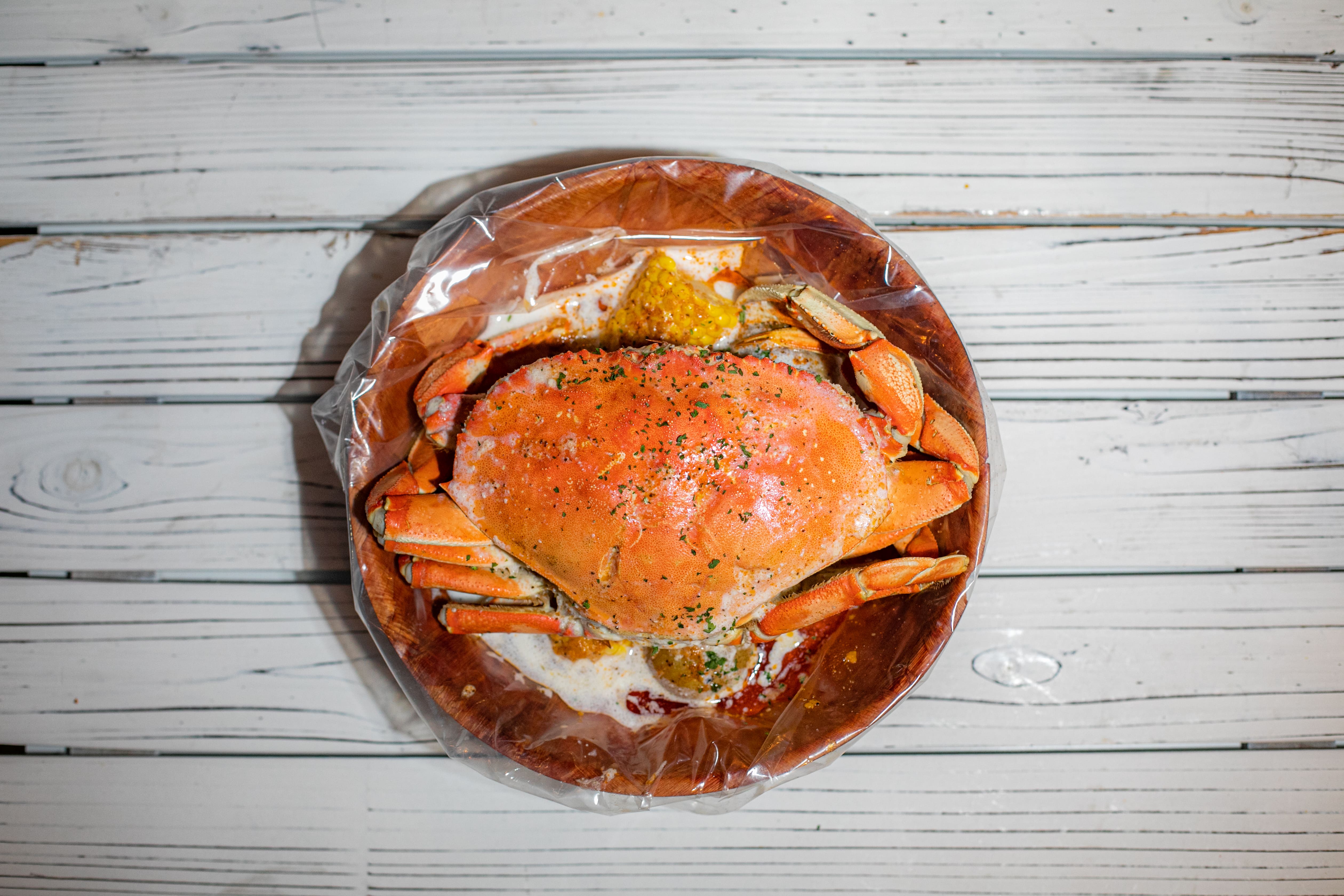 Order 1 1/2 lb. Dungeness Crab food online from Ben's Crab store, Uniondale on bringmethat.com