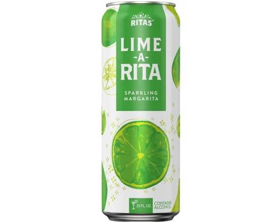 Order Rita's Lime-A-Ritas 25 fl oz. (ABV 8%)  food online from Central Liquor Market store, Los Angeles on bringmethat.com