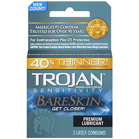 Order Trojan Bareskin Condoms 3 Pack food online from 7-Eleven store, Red Oak on bringmethat.com