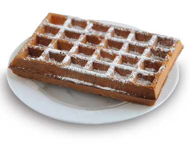 Order Basic Waffle food online from Kids Art & Cafe store, Schaumburg on bringmethat.com