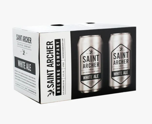 Order Saint Archer White Ale 6 Pack food online from Terners Liquor store, Los Angeles on bringmethat.com