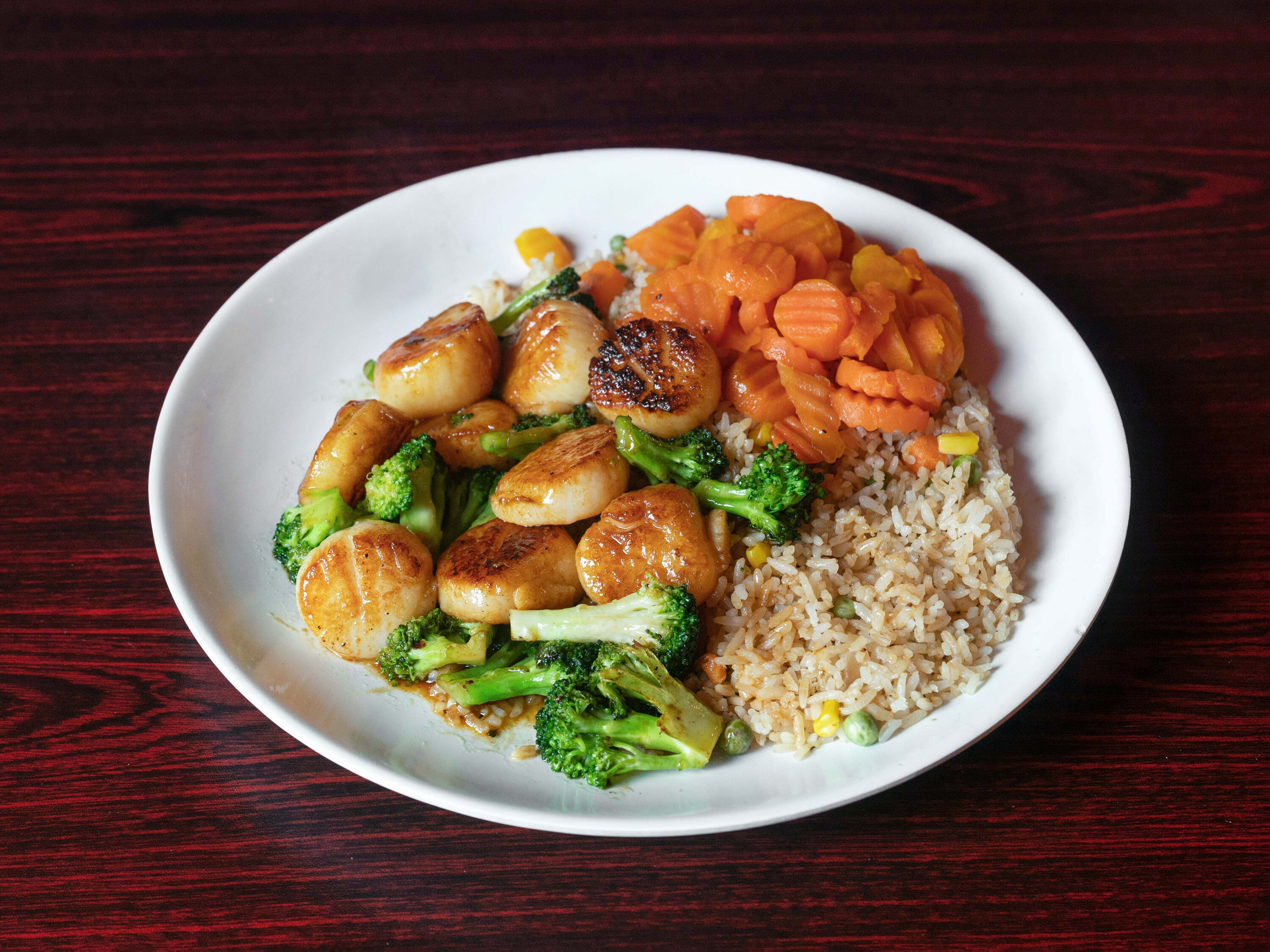 Order B8. Scallop with Broccoli food online from Asahi Japanese Grill store, Lenoir City on bringmethat.com