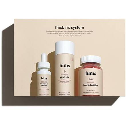 Order hims thick fix 3 piece system - total hair package to support hair growth food online from Goodees Cravings store, Marietta on bringmethat.com