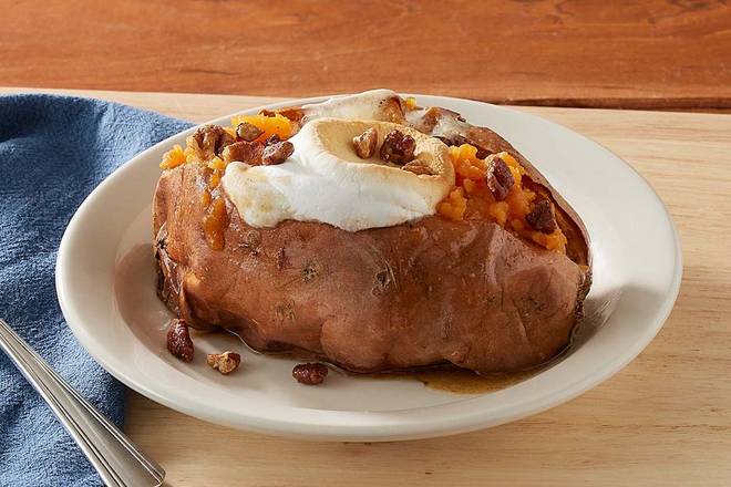 Order Loaded Baked Sweet Potato food online from Cracker Barrel Old Country Store store, North Canton on bringmethat.com