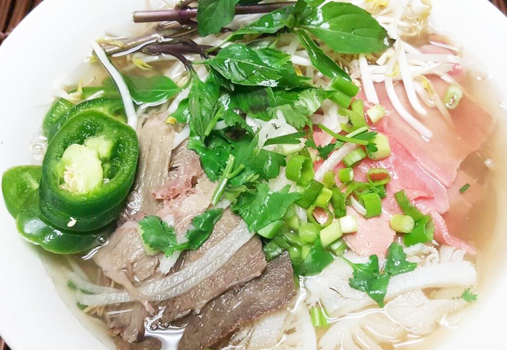 Order 1. Beef Combo Rice Noodle food online from Pho Hana store, Diamond Bar on bringmethat.com