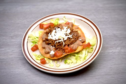 Order GRILLED CHICKEN TOSTADA food online from Fridas Mexican Taqueria store, Telford on bringmethat.com