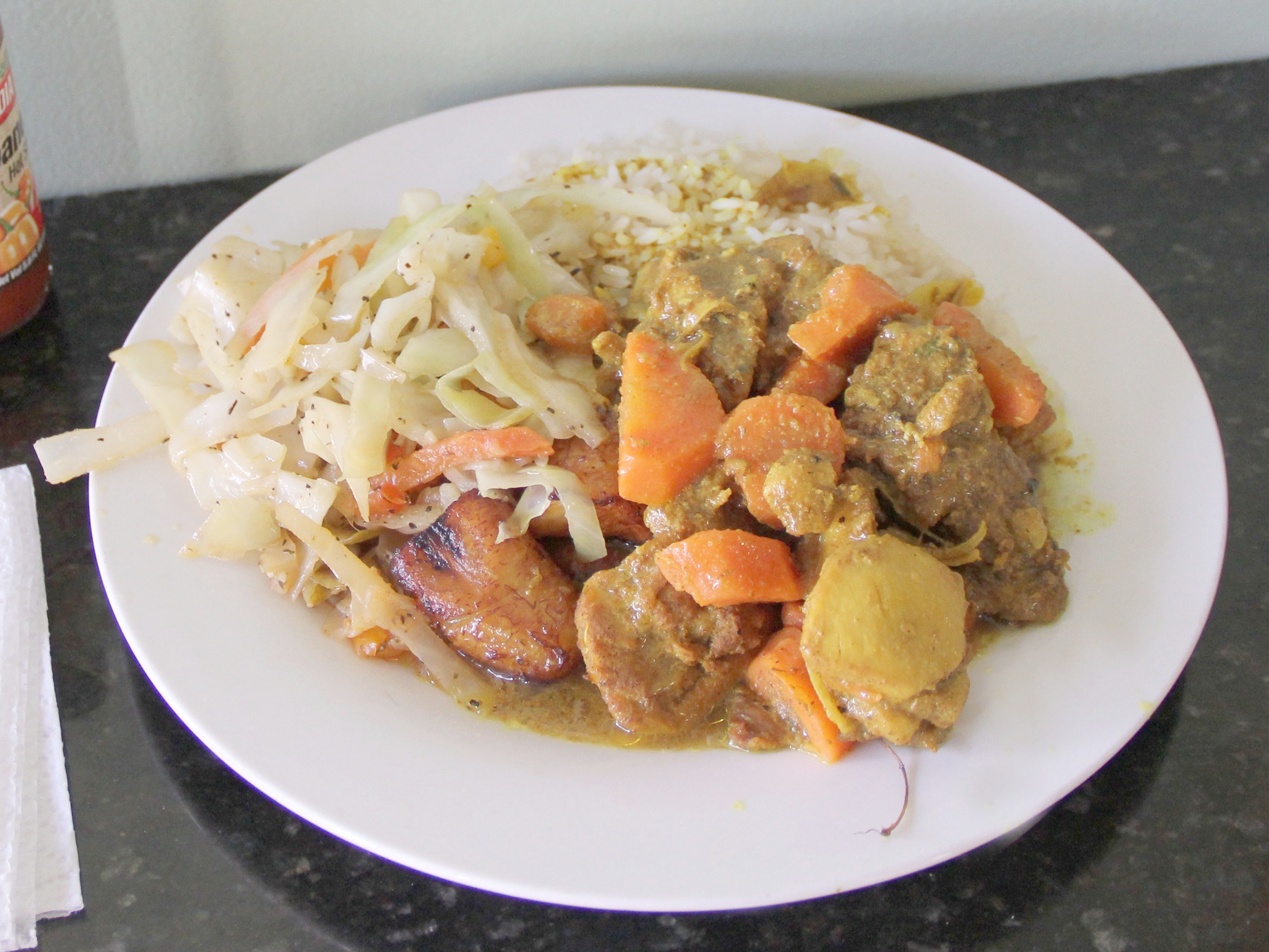 Order Curry Chicken food online from Uncle Ralston's Jamaican Homestyle Cooking store, Freehold on bringmethat.com