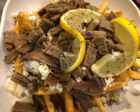 Order Greek Fries food online from The Forum Restaurant store, Greenfield on bringmethat.com