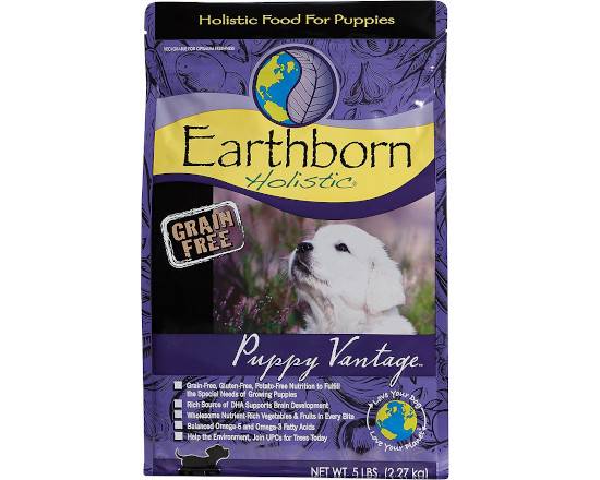 Order Earthborn Holistic Puppy Food Chicken (12.5 lb) food online from What The Fluff? Pet Store & More! Llc store, Woodridge on bringmethat.com