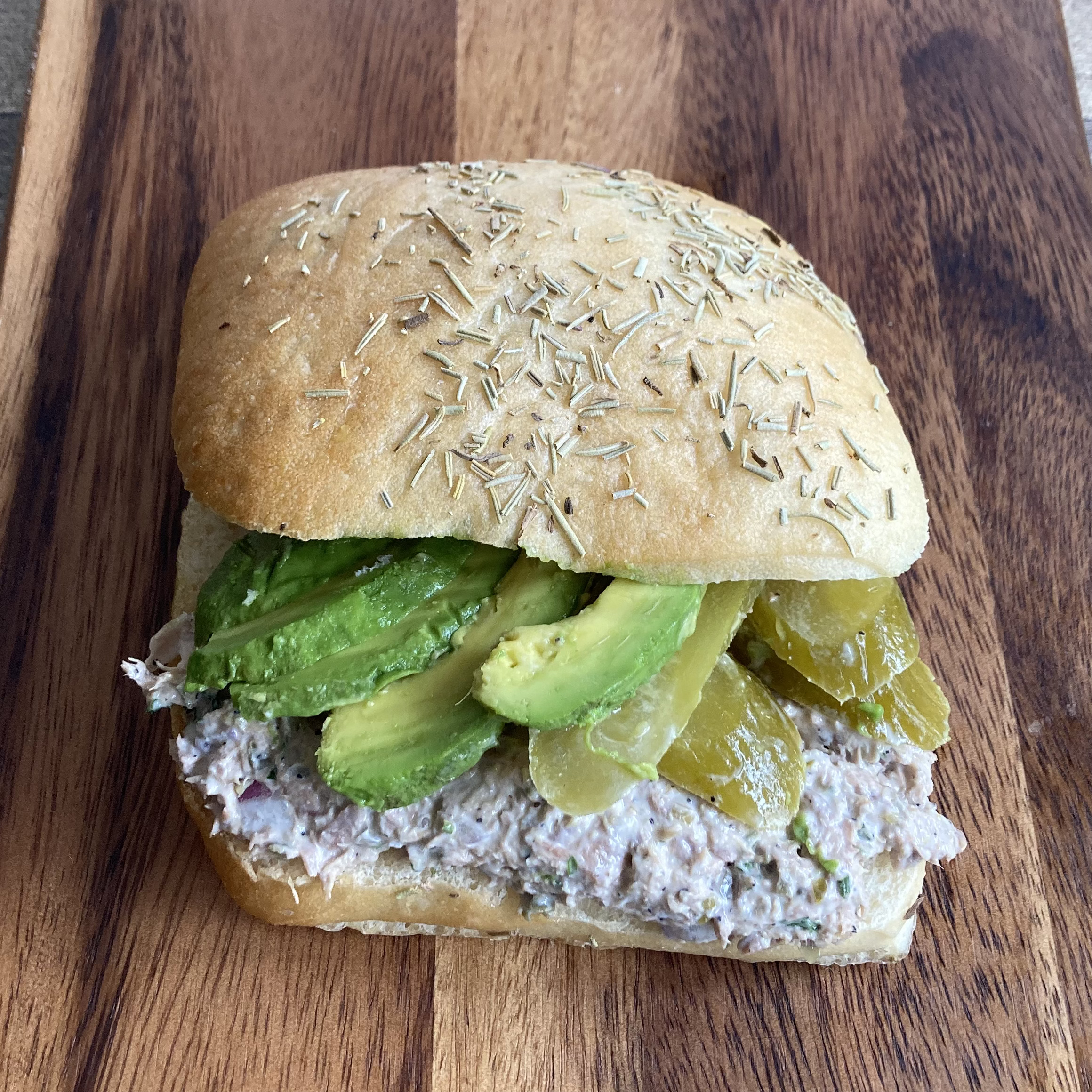 Order Tuna Avocado Sandwich food online from B Cup store, New York on bringmethat.com