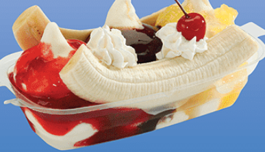 Order Banana Split food online from Stars Drive-In store, Hidalgo on bringmethat.com