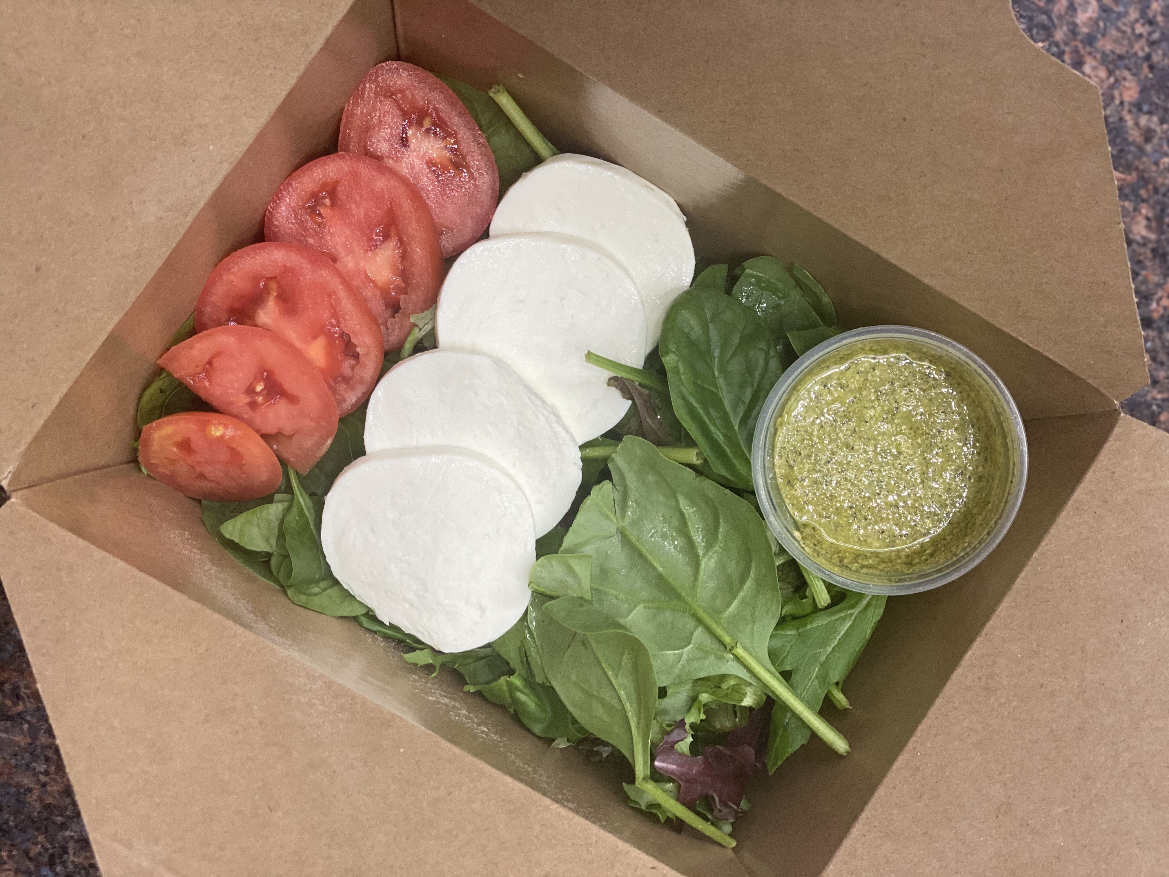 Order Caprese salad food online from Pastries By Edie store, Canoga Park on bringmethat.com