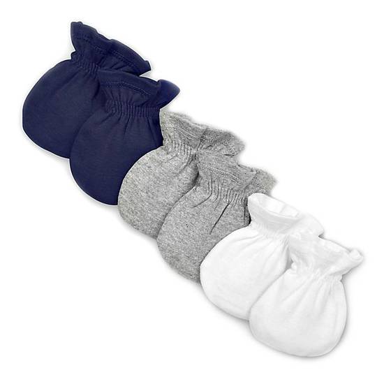 Order Burt's Bees Baby® 3-Pack Organic Cotton Mittens food online from Bed Bath & Beyond store, Lancaster on bringmethat.com