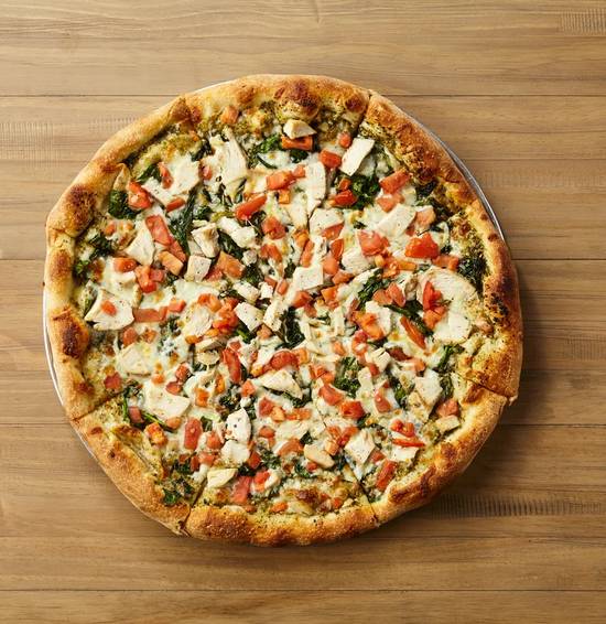 Order Chicken Florentine Pizza - Med 12" food online from Johnny's New York Style Pizza store, Rockmart on bringmethat.com