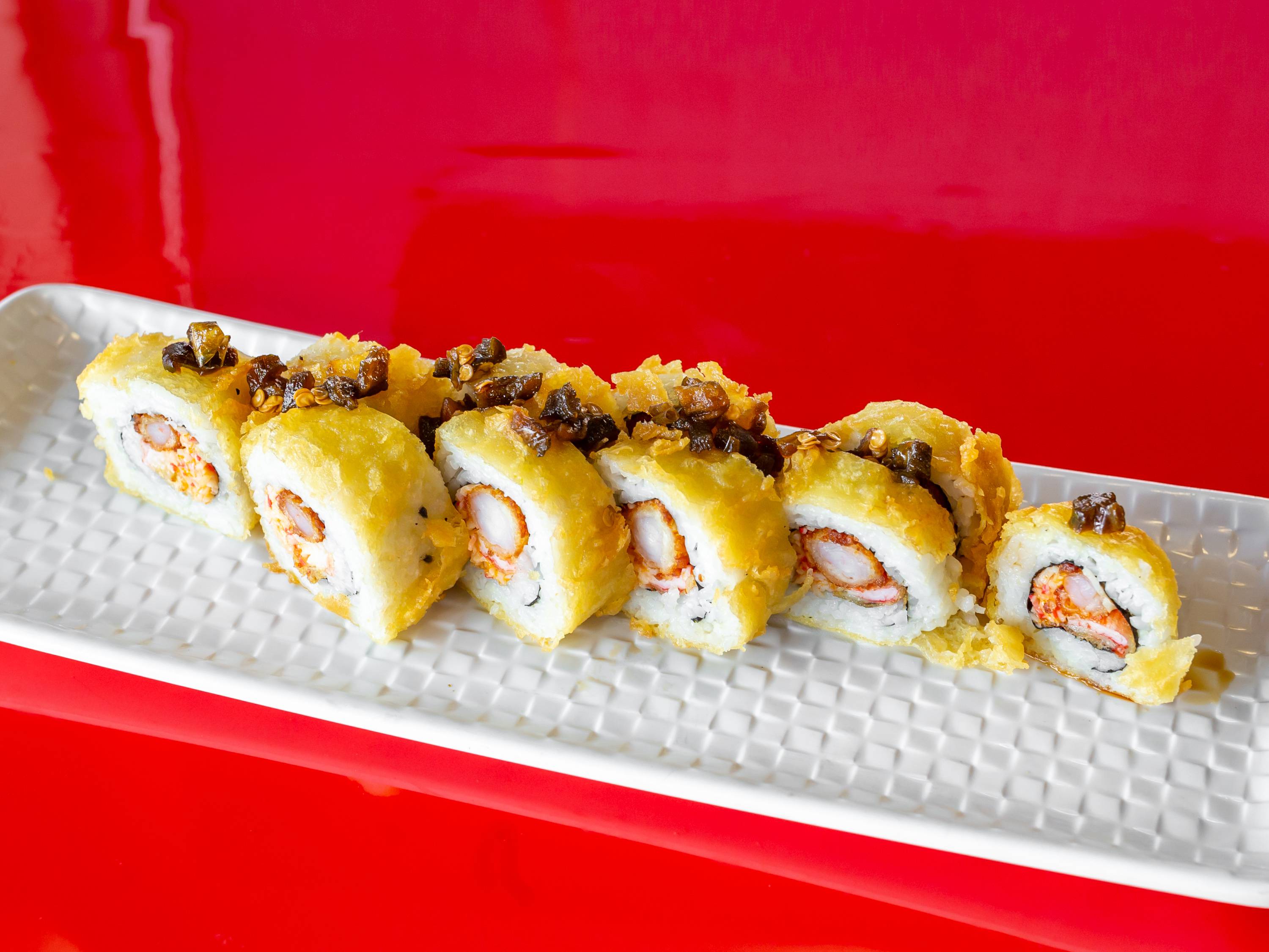 Order Miyako Cooked Roll food online from Lucky Sushi Bar store, Edinburg on bringmethat.com