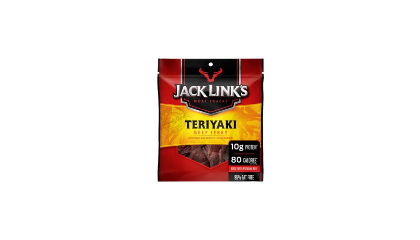 Order Jack Link's Teriyaki Beef Jerky 0.9 oz. food online from Luv Mart store, Santa Cruz on bringmethat.com