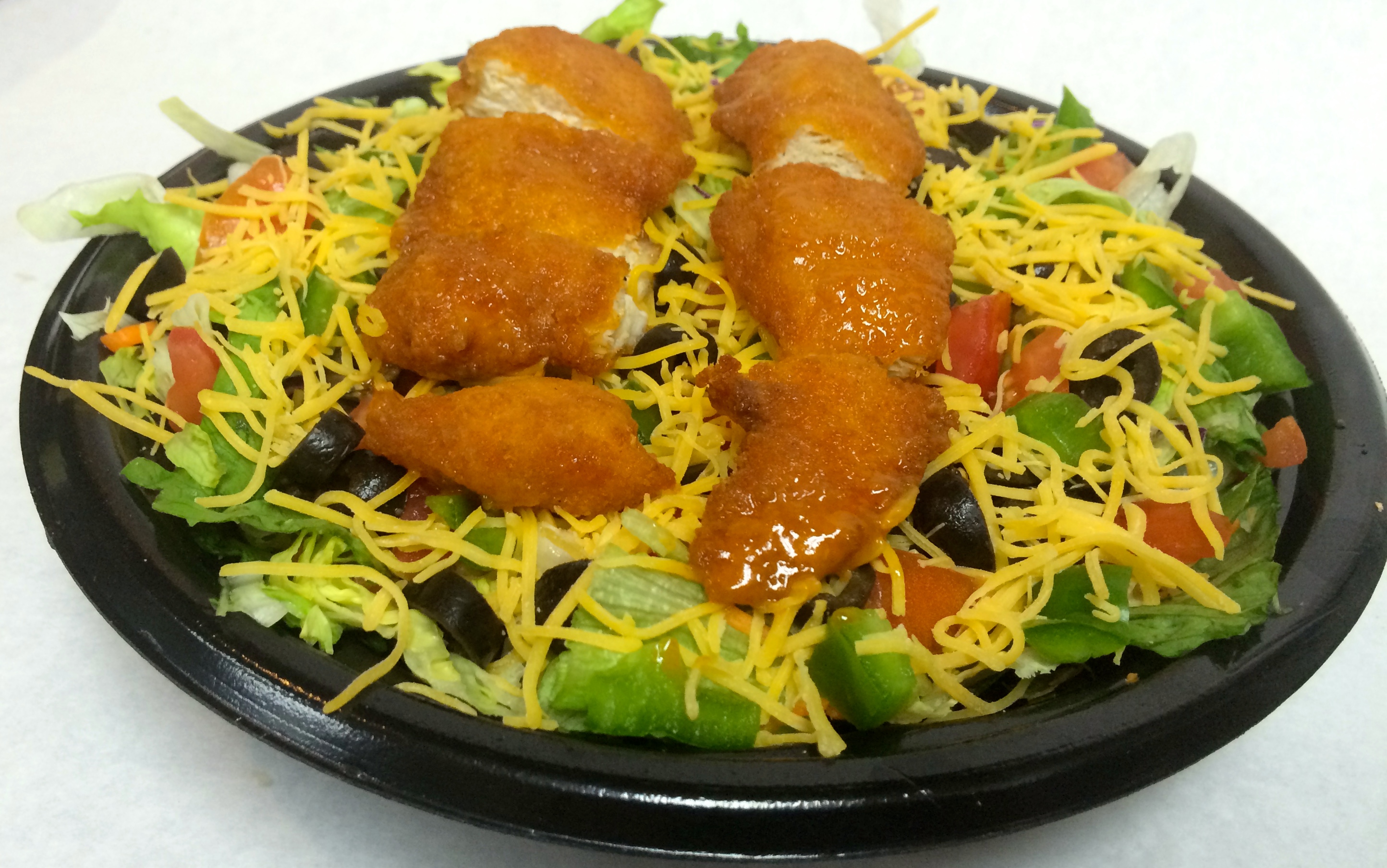 Order Spicy Buffalo Chicken Salad food online from Calz Pizza Subs & Chicken Wings store, Virginia Beach on bringmethat.com
