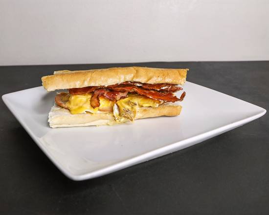 Order Bacon Egg & Cheese Breakfast Cuban food online from 2 Ladies And The Cuban store, Fairburn on bringmethat.com
