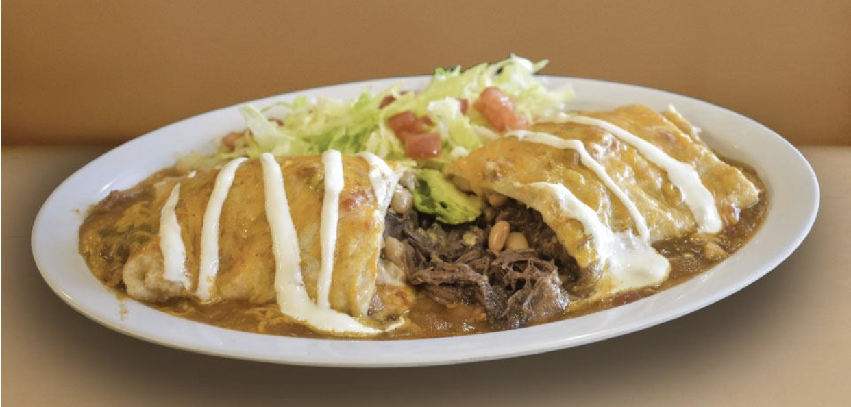 Order Smothered Burrito food online from Gordi-Buena Mexican Restaurant store, Commerce City on bringmethat.com