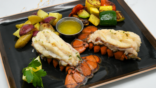 Order Twin Lobster Tails food online from McCormick & Schmick's store, Chicago on bringmethat.com