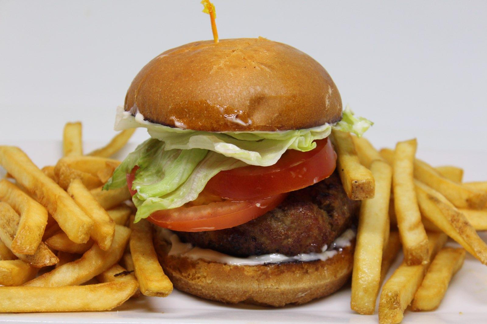 Order FIRST BREAK ANGUS BURGER food online from First Break Sports Bar store, Sterling on bringmethat.com