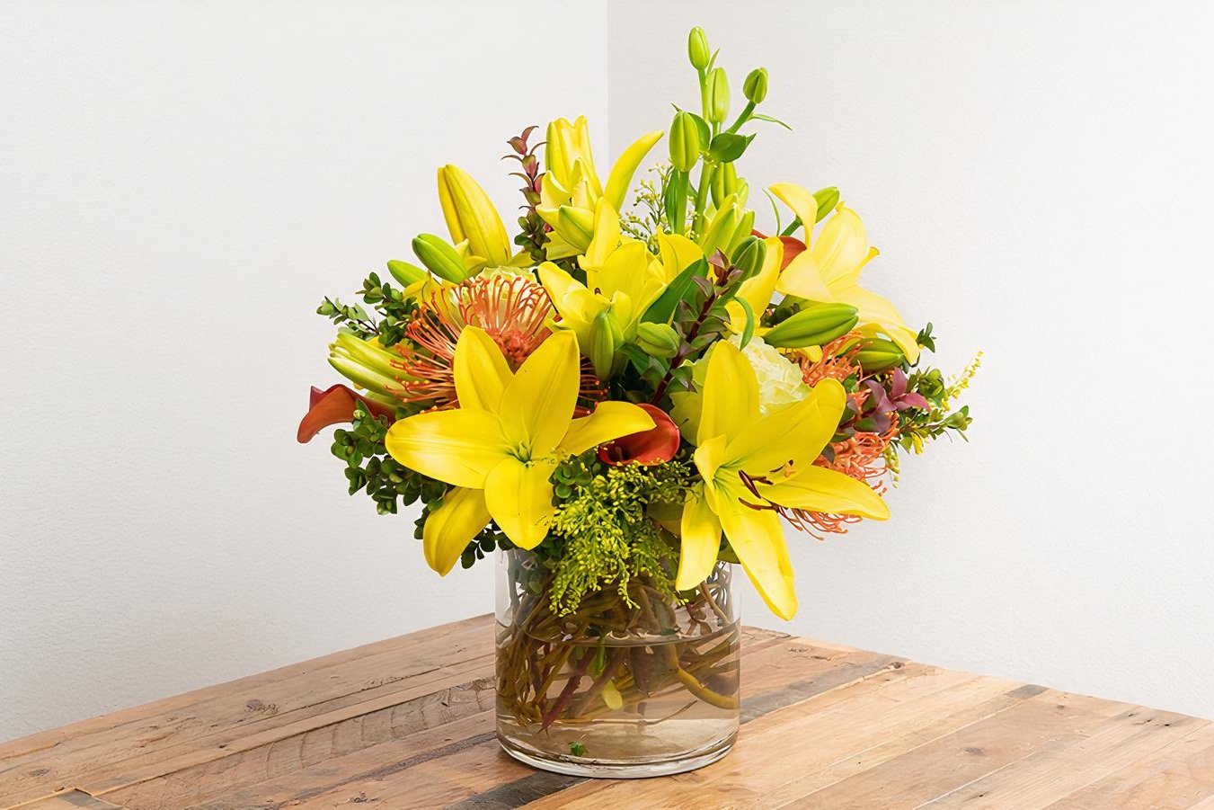 Order Seasonal Arrangement in a vase food online from @Flowers store, Santa Barbara on bringmethat.com